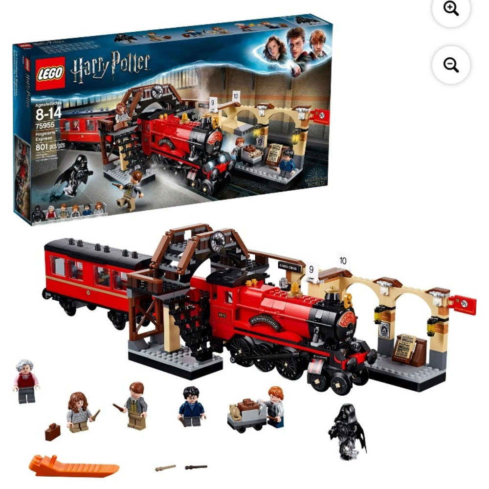 Lego Harry Potter Red Hogwarts Express Train & Platform